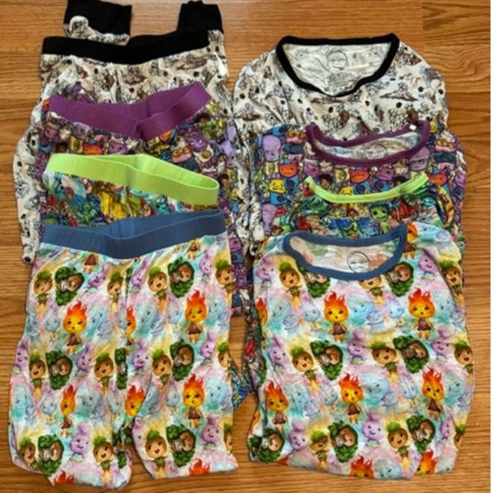 Oak + Ollie Bundle Disney Bamboo Long Sleeve Sets 8
